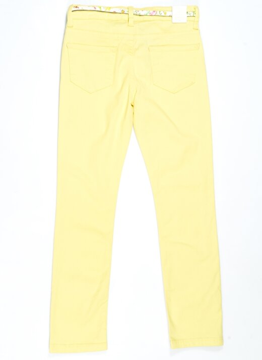 Limon Sarı Kız Çocuk Pantolon 2