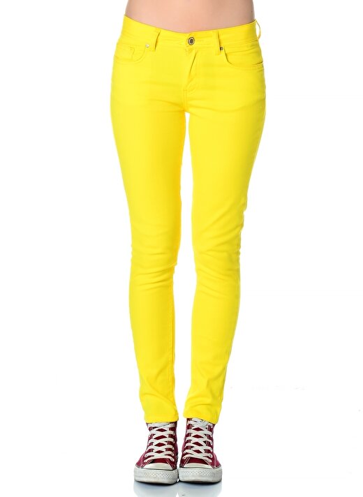 T-Box Sarı Kadın Pantolon 51TUR LADY (K) PAN 4