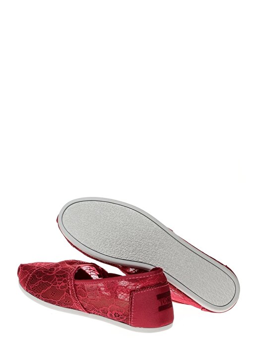 Toms Raspberry Lace Kırmızı Koşu Ayakkabısı 3