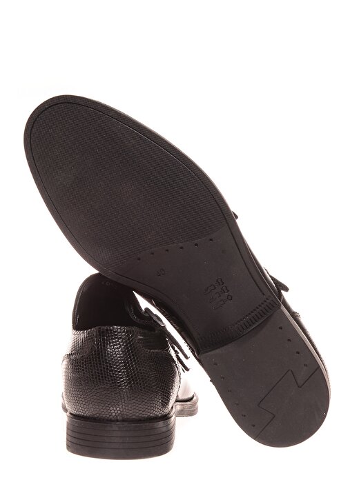 İnci Tokalı Siyah Klasik Düz Ayakkabı 3