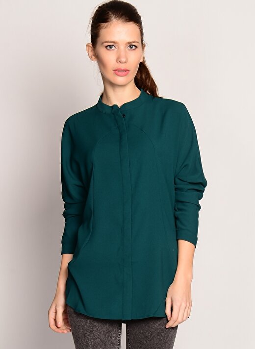 Vero Moda Yeşil Kadın Gömlek 1
