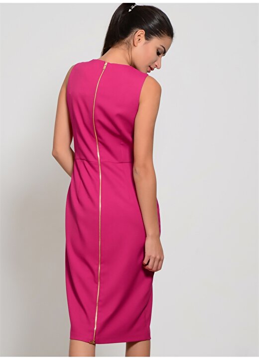 House Of Camellia Fermuar Detaylı Elbise 4