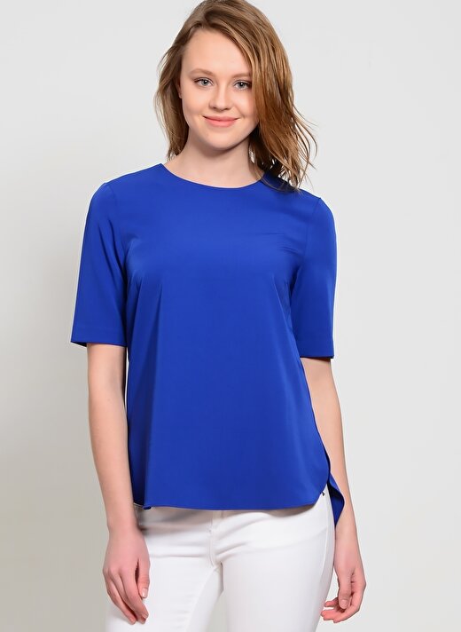 Yas Mavi Kadın T-Shirt 26003032 1