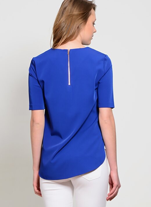 Yas Mavi Kadın T-Shirt 26003032 3
