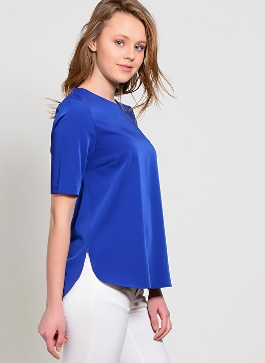Yas Mavi Kadın T-Shirt 26003032 4