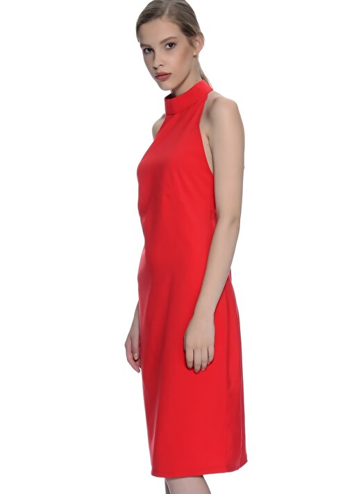 Fashion Union Kırmızı Kadın Elbise TLU682 3