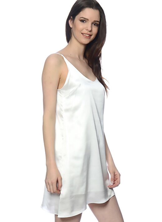 Six Crisp Days Kadın Beyaz Elbise 6CDD120 2