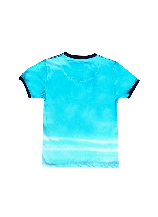 Losan Kısa Kollu Baskılı Mavi Erkek Çocuk T-Shirt 2