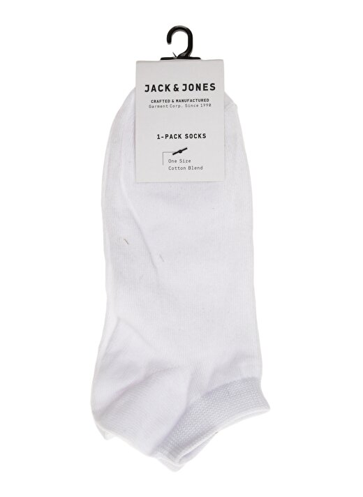 Jack & Jones Erkek Beyaz Çorap 12066296 1