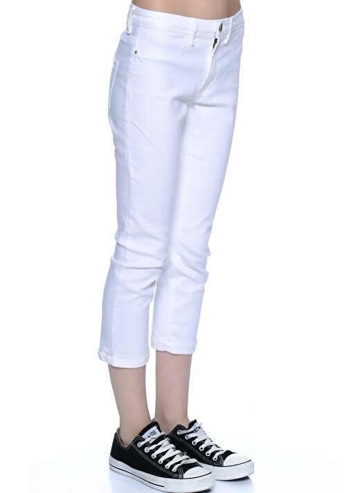 Ichi Beyaz Kadın Pantolon 20102264 4