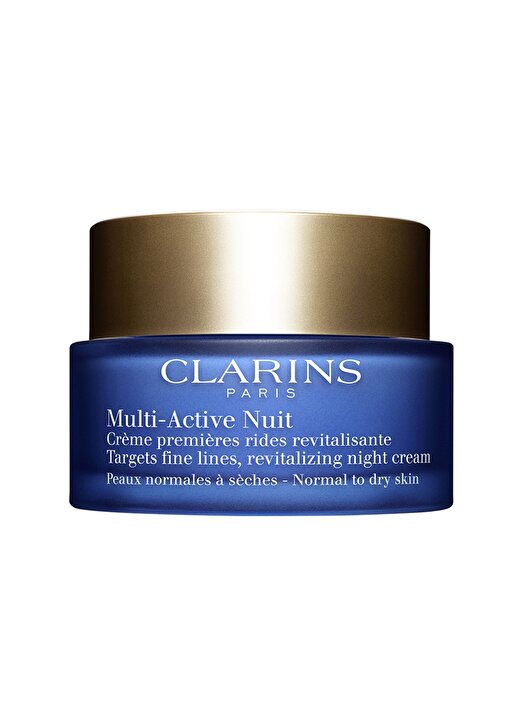 Clarins Multi Active Night Cream Dry Skin Nemlendirici 1