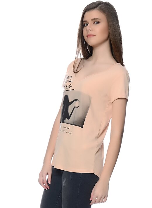 Broadway Turuncu Kadın T-Shirt 2