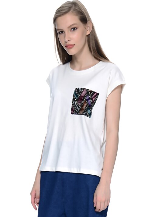Compania Fantastica Koyu Natürel Kadın T-Shirt SP16PRO18 4