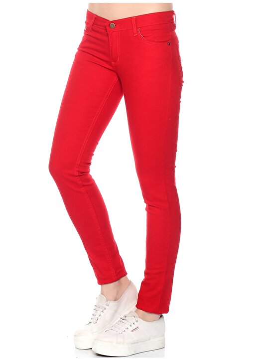 Compania Fantastica Kırmızı Kadın Denim Pantolon SP16JEA04 3