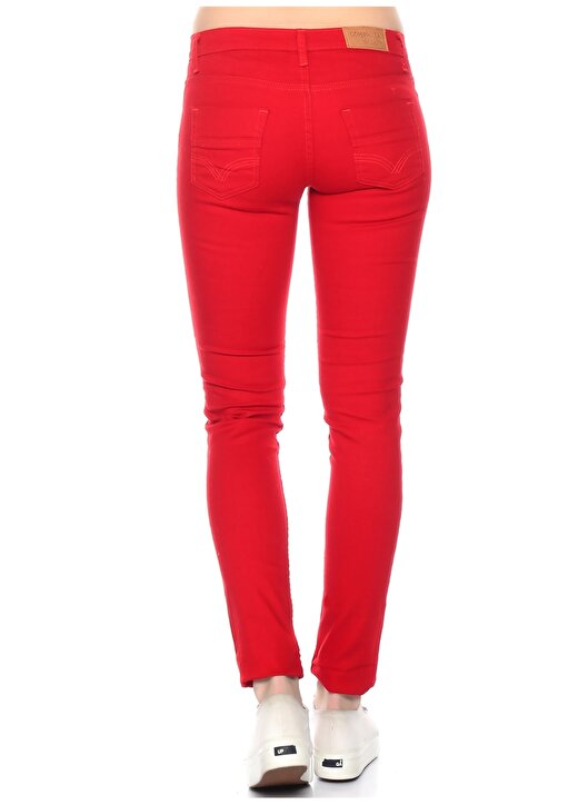 Compania Fantastica Kırmızı Kadın Denim Pantolon SP16JEA04 4