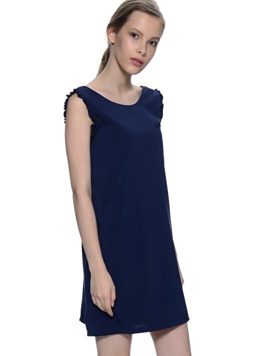 Compania Fantastica Koyu Mavi Kadın Elbise 3
