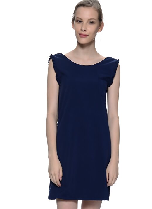 Compania Fantastica Koyu Mavi Kadın Elbise 4