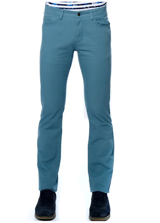Altınyıldız Classic Mavi Erkek Klasik Pantolon 2