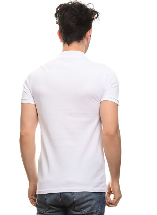 Fresh Company Beyaz Erkek T-Shirt 6Y1479E2 Polo Pike 4