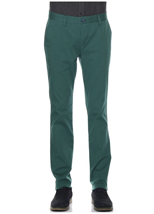 North Of Navy Yeşil Erkek Klasik Pantolon 2