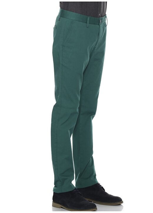 North Of Navy Yeşil Erkek Klasik Pantolon 4