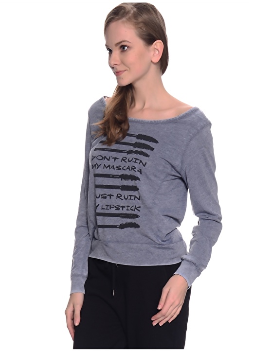 T-Box İndigo Sweatshirt 2