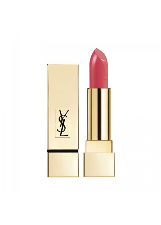Yves Saint Laurent Rouge Pur Couture İkonik Ruj - 52 Rosy Coral 2