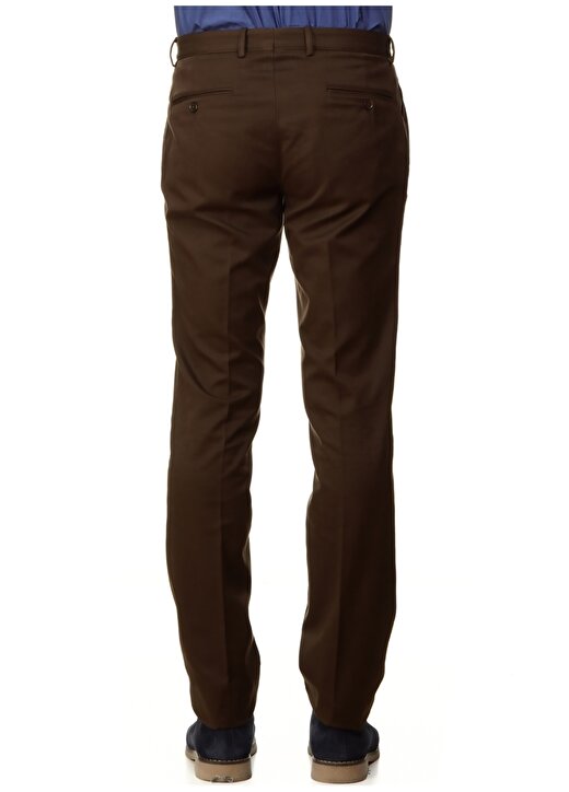 Cotton Bar Kahverengi Erkek Klasik Pantolon 2