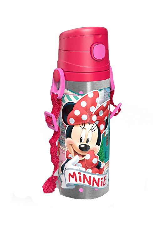 Yaygan Kız Çocuk Minnie Mouse Pembe Çocuk Matarası 1
