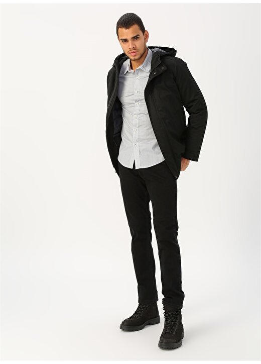 Dockers Hooded City Parka Lmc Heather Charcoal Mont 2