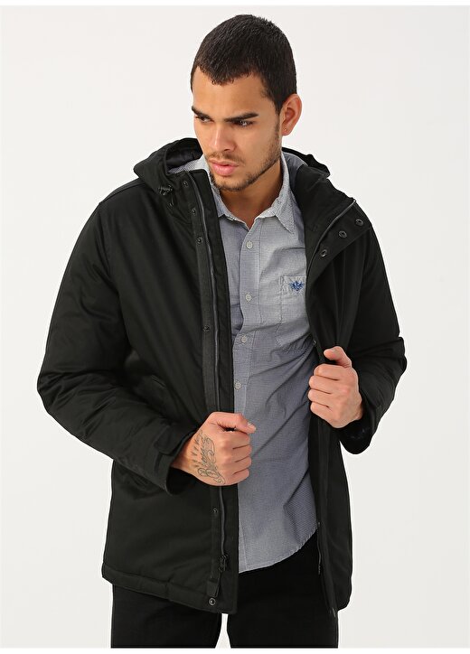 Dockers Hooded City Parka Lmc Heather Charcoal Mont 3