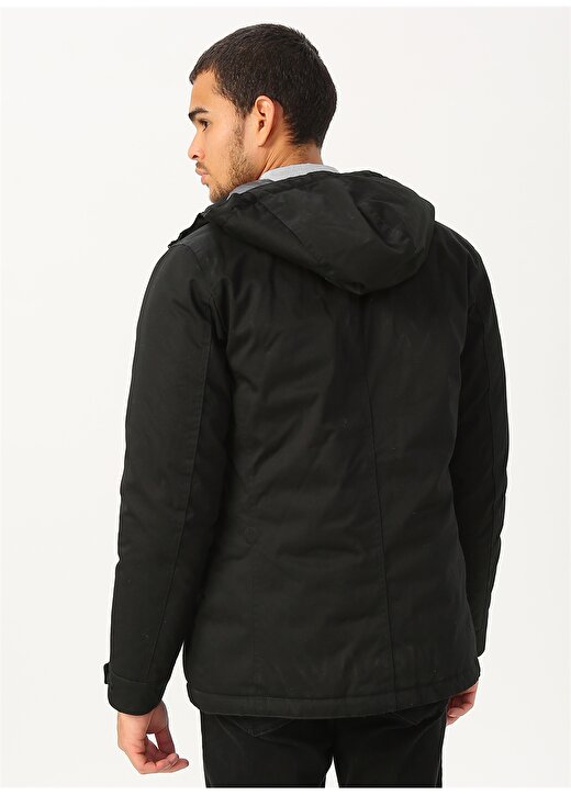 Dockers Hooded City Parka Lmc Heather Charcoal Mont 4