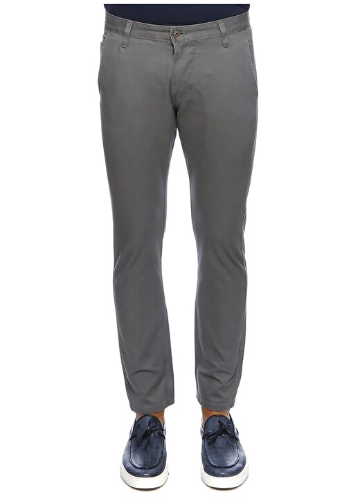 Dockers Skinny Gri Klasik Pantolon 2