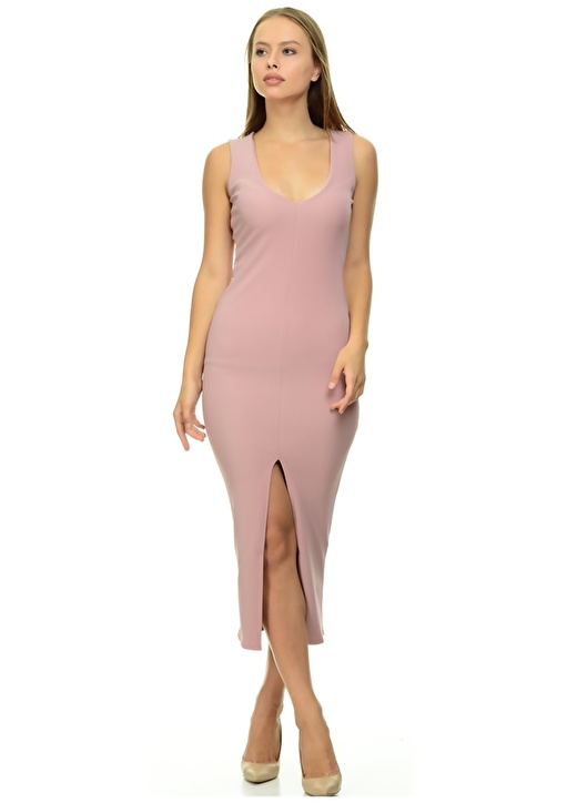 Missguided Açık Pembe Kadın Elbise WBDE906857 1