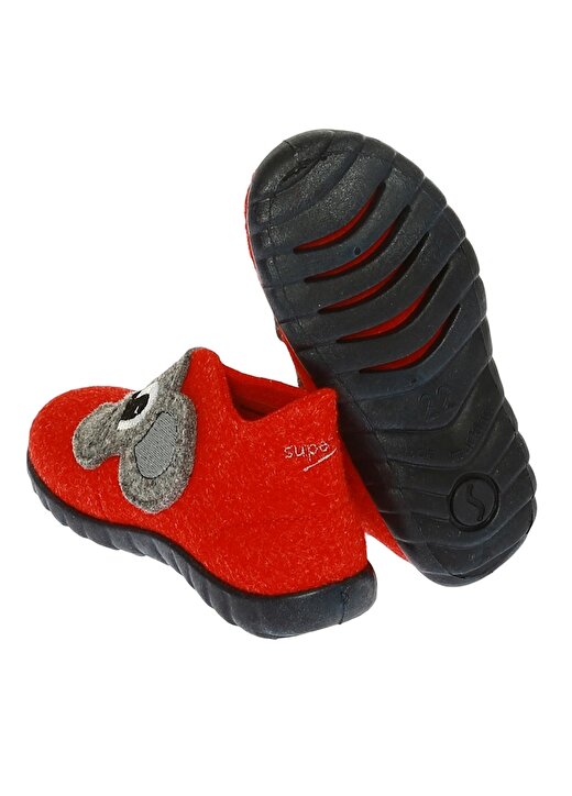 Super Fit Kırmızı Bebek Ev Ayakkabısı 2