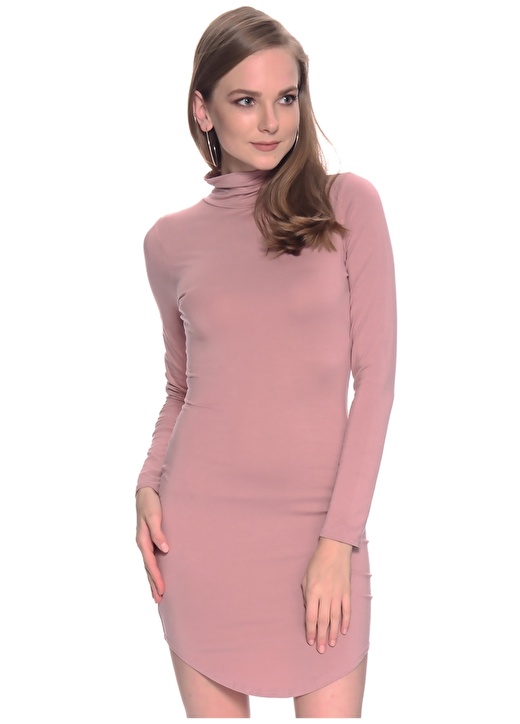 Missguided Pembe Elbise 4