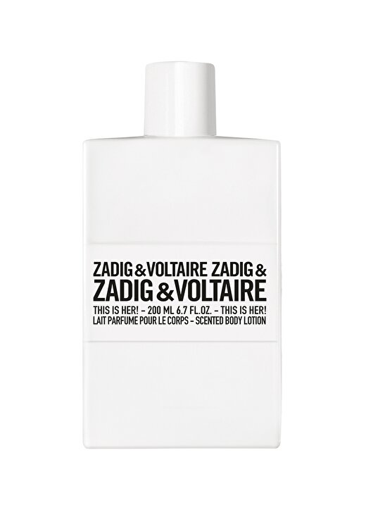 Zadig&Voltaire This Is Her! 200 Ml Kadın Parfüm Vücut Losyonu 1