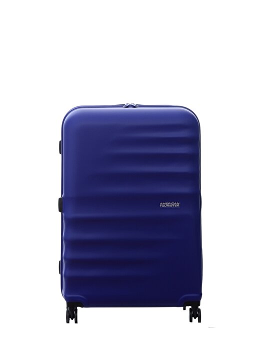 American Tourister Mavi Çekçekli Kumaş Valiz 1