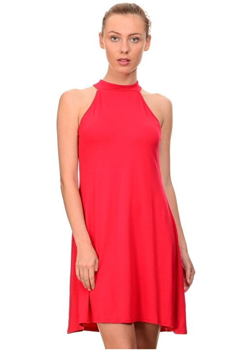 Missguided Kırmızı Kadın Elbise 2
