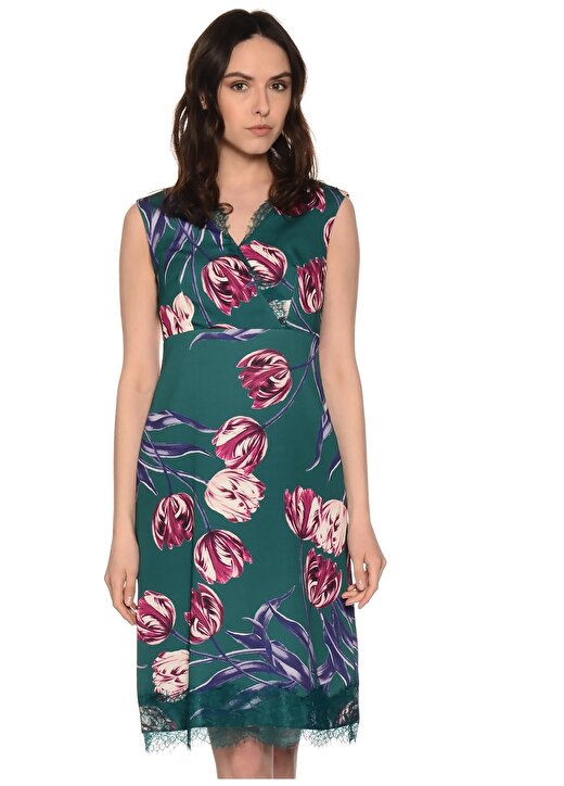 House Of Camellia Çok Renkli Kadın Elbise HOC0680 2