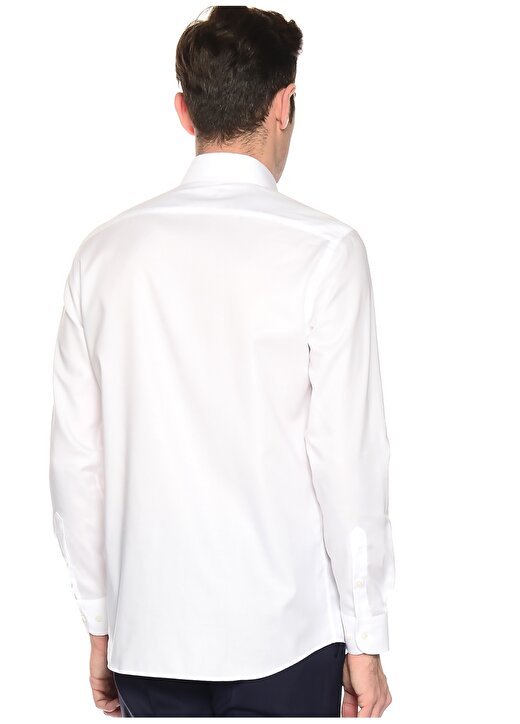 Cotton Bar Beyaz Regular Fit Gömlek 4