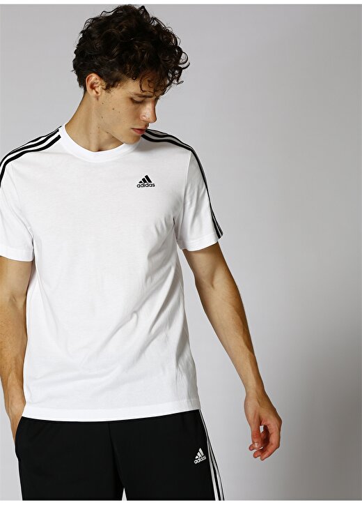 Adidas Essential 3 Stripes T-Shirt 1