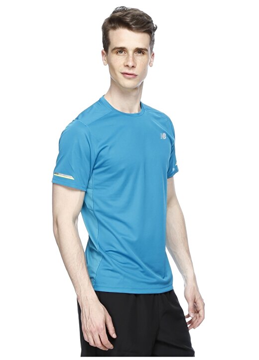 New Balance 63223 Mavi Erkek T-Shirt 3