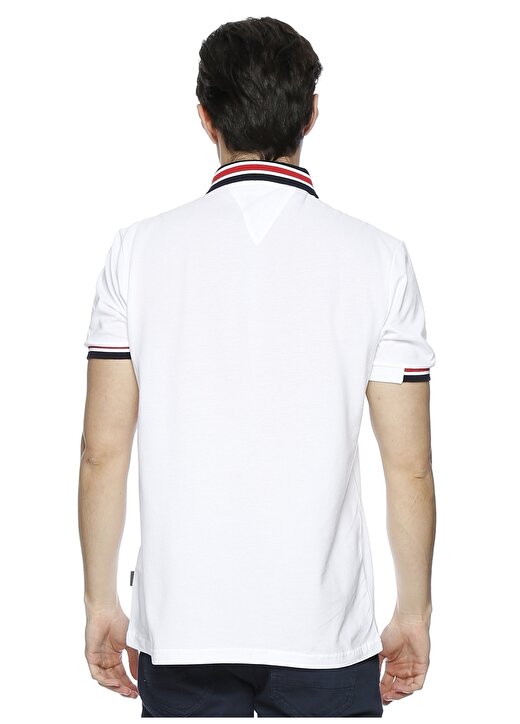 George Hogg Polo Yaka Beyaz T-Shirt 4
