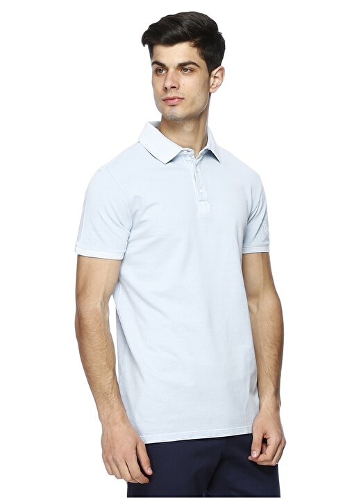 George Hogg Polo Yaka Mavi T-Shirt 3