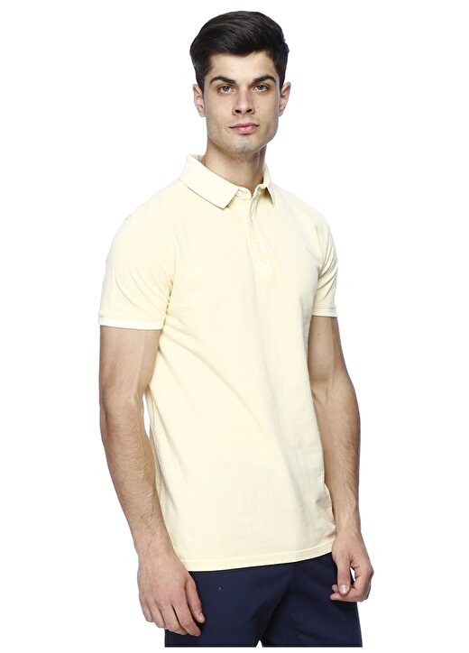 George Hogg Polo Yaka Sarı T-Shirt 3