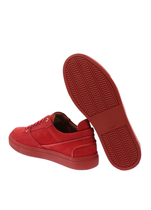 Zuma Kırmızı Deri Günlük Ayakkabı 3