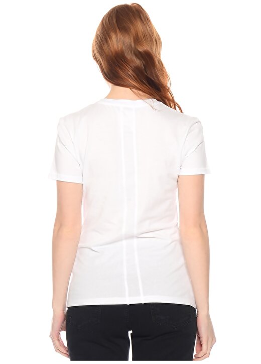 Calvin Klein Jeans Koyu Beyaz Kadın T-Shirt J2IJ202092 4