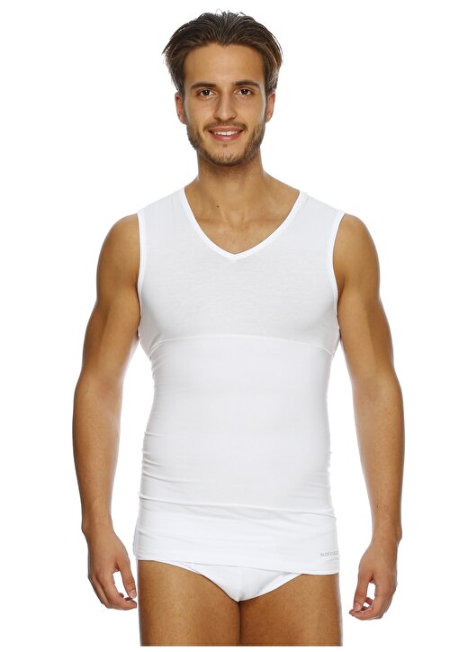 Blackspade Beyaz Erkek İç Giyim Atlet 2