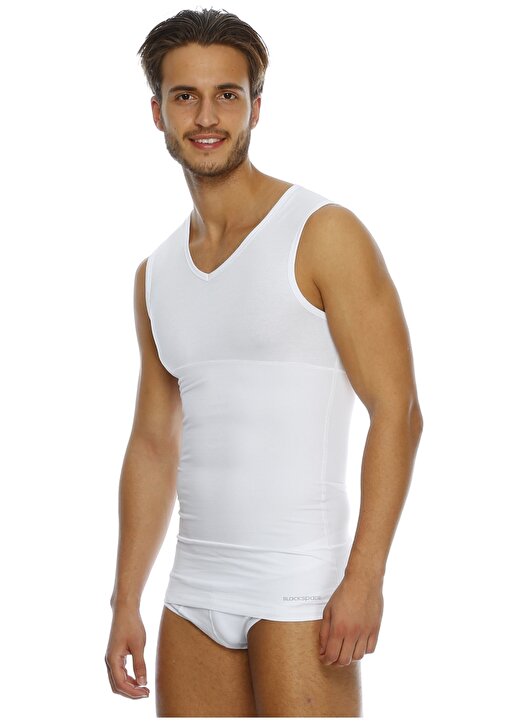 Blackspade Beyaz Erkek İç Giyim Atlet 3